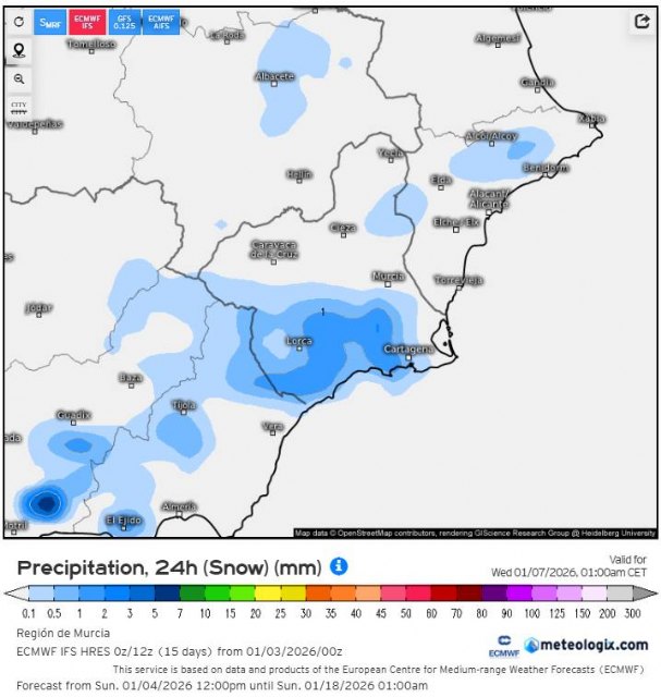 Protección Civil de Totana alerta de un temporal de invierno con lluvia, frío y posible nieve en los próximos días - 4, Foto 4