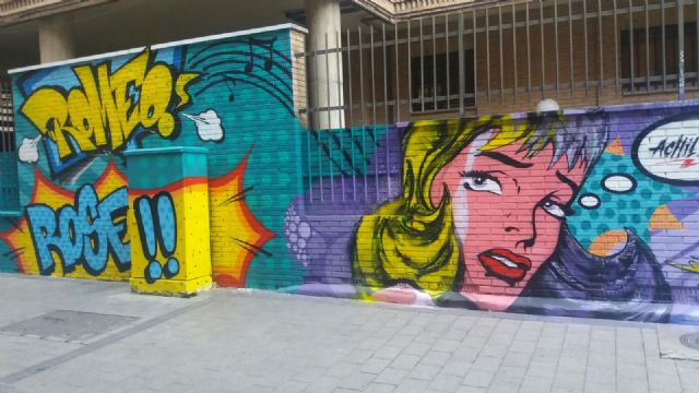 La Oficina Municipal del Graffiti decora el callejón del Teatro Circo - 3, Foto 3