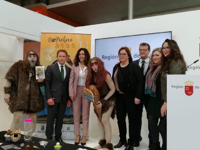 Torre Pacheco presentó en FITUR, GEOPACHECO con temática Neandertal - 1, Foto 1