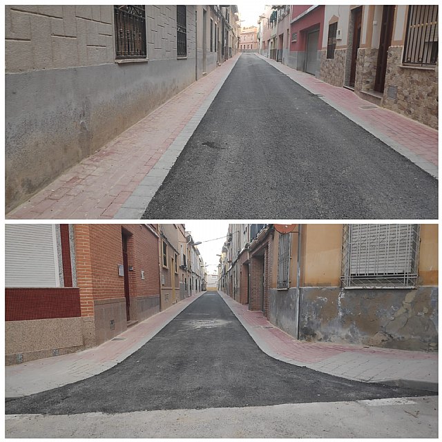 Concluyen las obras de remodelación en cuatro calles de Cieza - 1, Foto 1