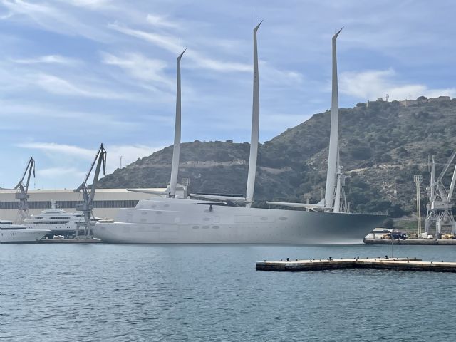 El velero más grande del mundo vuelve al Puerto de Cartagena - 1, Foto 1