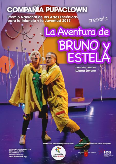 Compañía Pupaclown presenta LA AVENTURA DE BRUNO Y ESTELA el domingo 6 de febrero en el Teatro Villa de Molina - 1, Foto 1
