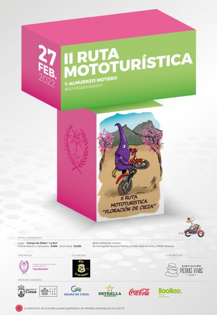 La Ruta Motera Floración 2022 de la Cofradía de Los Dormis destinará parte de su recaudación al comedor social de Piedras Vivas - 1, Foto 1