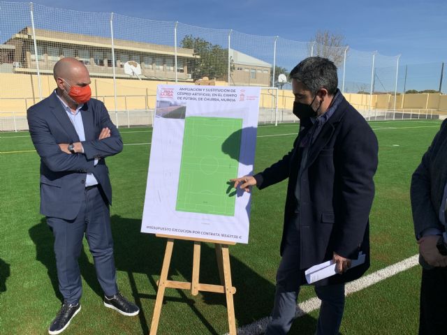El campo de fútbol de Churra abre al público sus nuevas instalaciones - 2, Foto 2