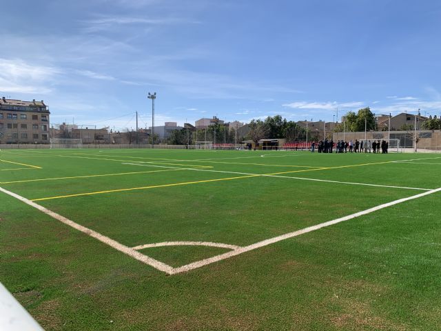 El campo de fútbol de Churra abre al público sus nuevas instalaciones - 3, Foto 3