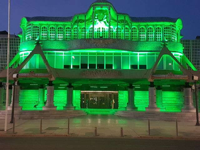 La Asamblea Regional se ilumina de verde para conmemorar el Día Mundial contra el Cáncer - 2, Foto 2