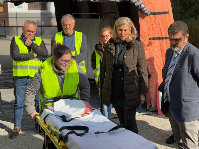 Un hospital de campaña para formar a los alumnos de atención sanitaria del Centro Virtual de Formación del Ayuntamiento - 2, Foto 2