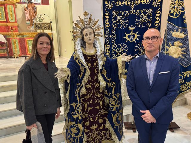 La Patrona de Águilas protagoniza una salida extraordinaria a la iglesia de El Carmen - 1, Foto 1