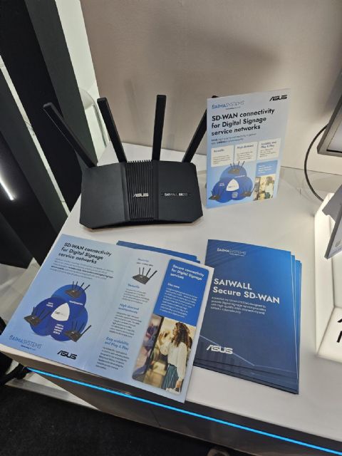 SAIMA SYSTEMS presenta SAIWALL Secure SD-WAN en ISE 2026 junto a ASUS - 2, Foto 2