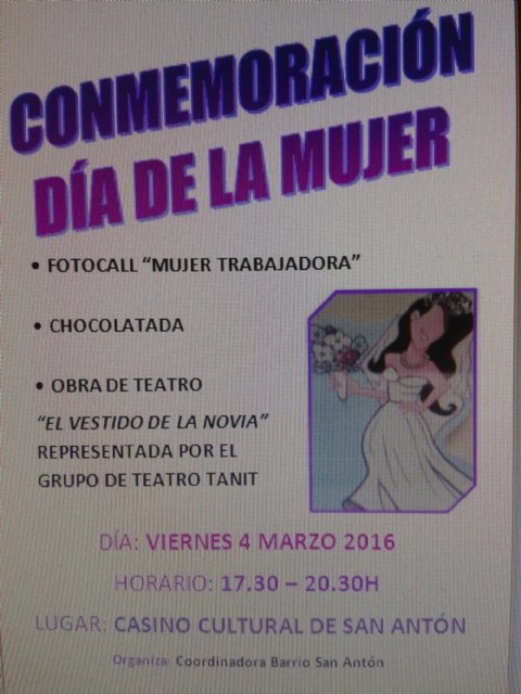 Las asociaciones de San Antón organizan una actividad teatral con motivo del Día de la Mujer 2016 - 2, Foto 2
