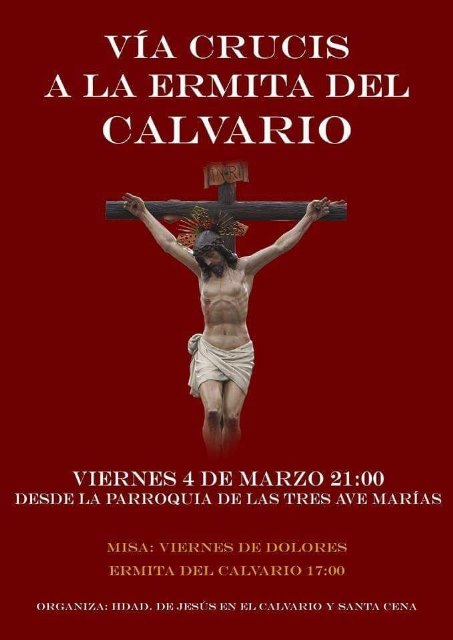 La Hdad. de Jesús en el Calvario celebra mañana su tradicional Via Crucis, Foto 1