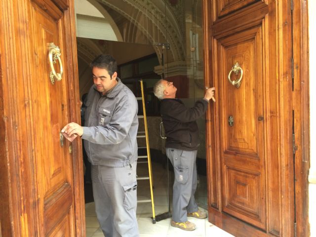 Las históricas puertas del Ayuntamiento de Jumilla han sido restauradas - 3, Foto 3