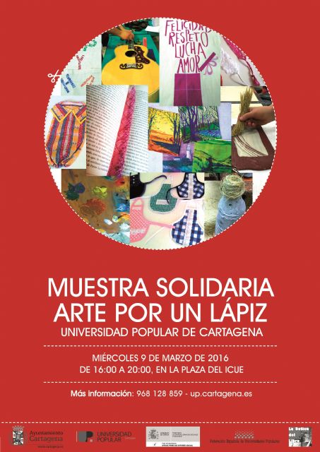 La Universidad Popular organiza la muestra solidaria  Arte por un lápiz - 2, Foto 2