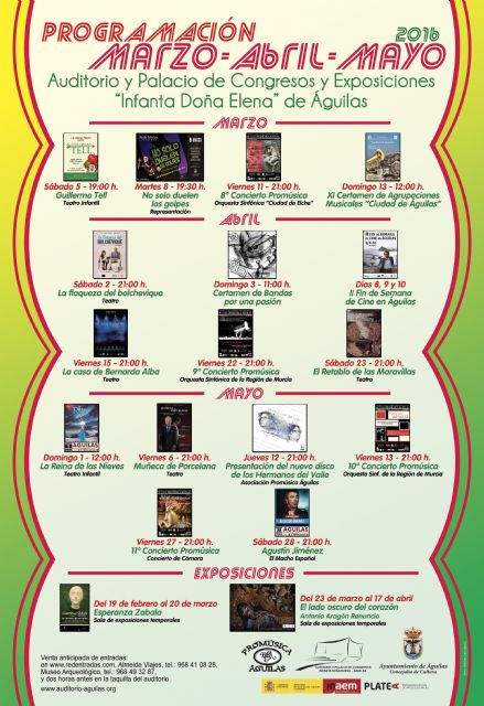 El Auditorio presenta la programación trimestral marcada por la inclusión en el Programa Platea y la reducción en el precio de las entradas - 1, Foto 1