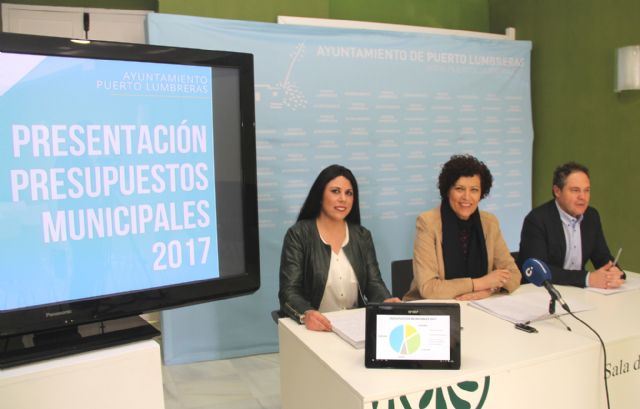 Puerto Lumbreras presenta los presupuestos municipales de 2017 centrándose en el compromiso social y el empleo - 1, Foto 1