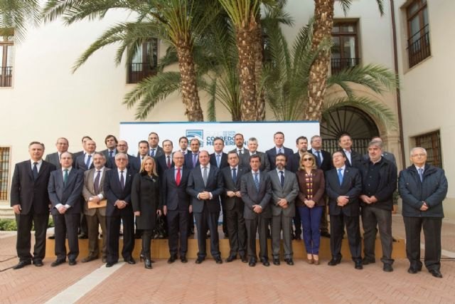 Pedro Antonio Sánchez: Todos juntos y con una única voz firme y sólida definiremos el Corredor Mediterráneo que ya toca a la Región - 1, Foto 1