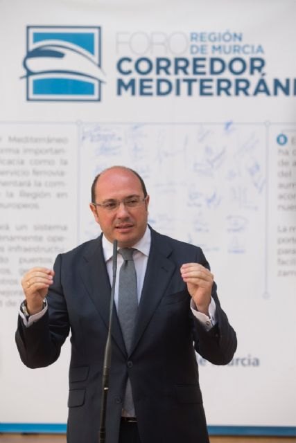Pedro Antonio Sánchez: Todos juntos y con una única voz firme y sólida definiremos el Corredor Mediterráneo que ya toca a la Región - 4, Foto 4
