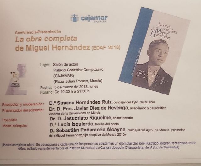 El PSOE promueve el homenaje al escritor Miguel Hernández que el Ayuntamiento le ha negado durante el Año Hernandiano - 1, Foto 1