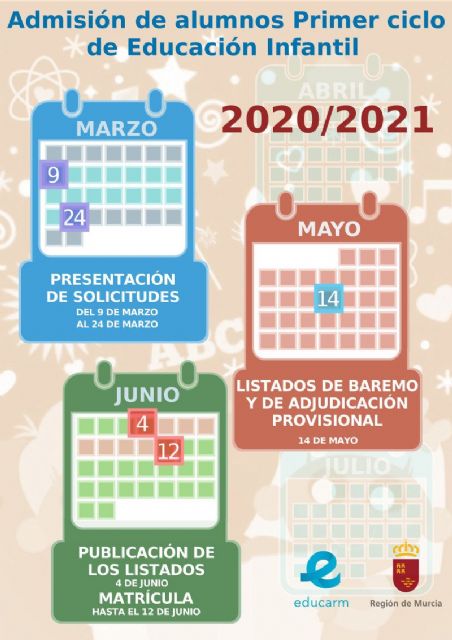 El próximo lunes se abre el plazo de admisión en los centros educativos de la localidad - 1, Foto 1
