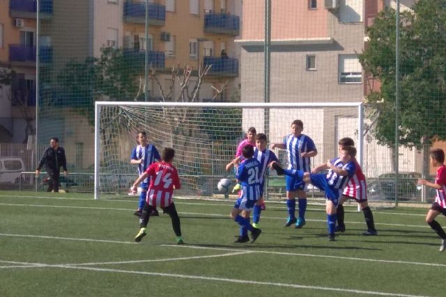 C.D. Mediterráneo, Evangélico F.C. y Cartagena F.C. mandan en infantiles de fútbol 11 - 1, Foto 1