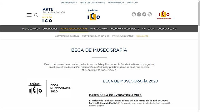 La Fundación ICO convoca una beca de Museografía dotada con hasta 15.000 euros - 1, Foto 1