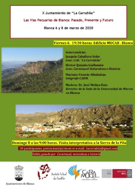 Las vías pecuarias de Blanca: pasado, presente y futuro. X Juntamiento de La Carrahila - 1, Foto 1