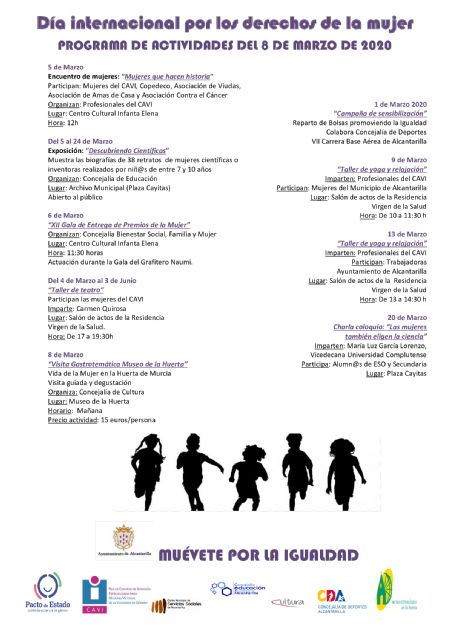 Alcantarilla celebra el 8 de marzo con charlas y exposiciones sobre la mujer en la ciencia y en la historia, y los XII Premios de la Mujer - 1, Foto 1