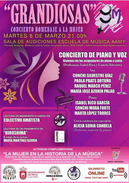 Grandiosas. Concierto con motivo del 8 de marzo, Día Internacional de la Mujer - 1, Foto 1