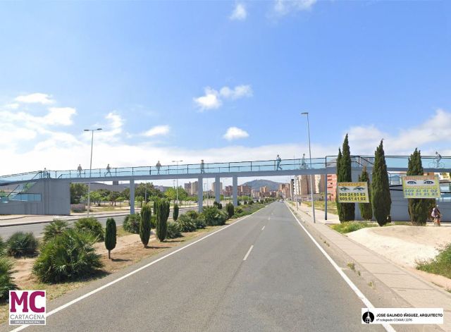 MC Cartagena propone una senda peatonal para solventar los problemas de seguridad vial en la Avenida Víctor Beltrí - 2, Foto 2