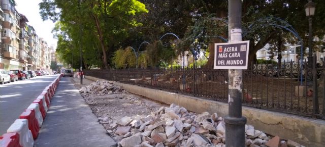 La acera más cara del mundo está en Murcia - 1, Foto 1