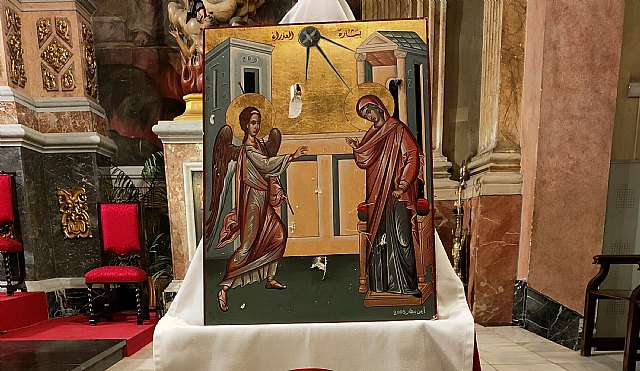 Ayuda a la Iglesia Necesitada trae a Murcia el Icono de Homs profanado en Siria - 1, Foto 1