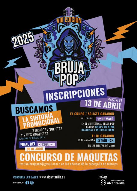 Abierto el plazo para participar en el concurso de maquetas musicales Bruja Pop 2025 con categoría DJ's como novedad - 1, Foto 1