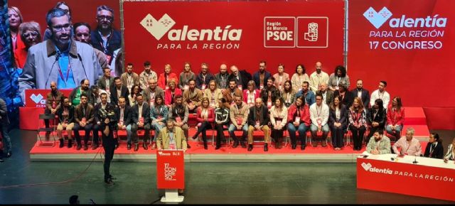 Águilas logra su mayor representación en el 17° Congreso Regional del PSOE - 1, Foto 1