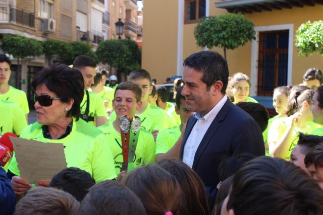 Llega a Alcantarilla la Antorcha Amiga de los Juegos Amigos del Colegio Antonio de Nebrija de Cabezo de Torres - 1, Foto 1