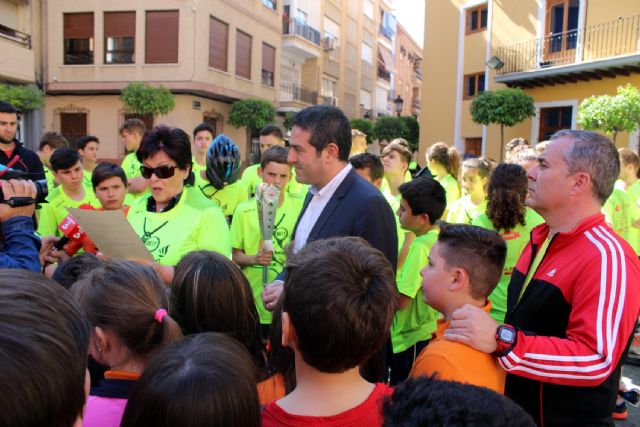 Llega a Alcantarilla la Antorcha Amiga de los Juegos Amigos del Colegio Antonio de Nebrija de Cabezo de Torres - 3, Foto 3