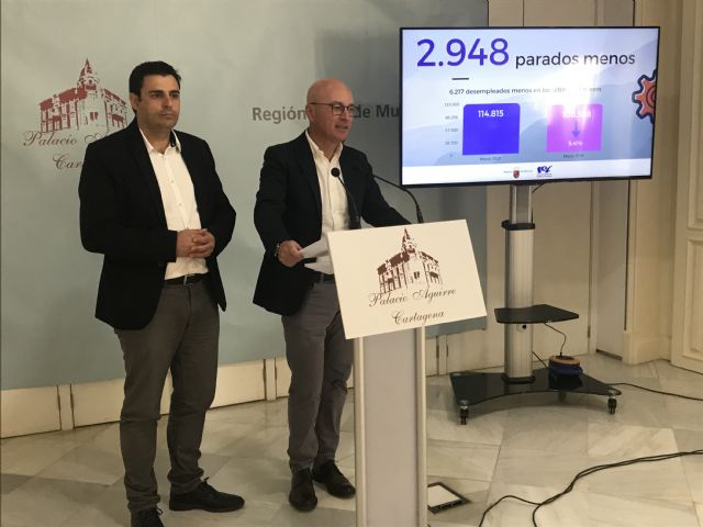 Marzo deja en la Región casi 3.000 parados menos, 7.200 afiliados más y récord de contratos fijos - 1, Foto 1