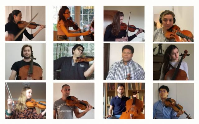 Alumnos de la Escuela Superior de Música Reina Sofía rinden homenaje a Madrid durante la crisis sanitaria por el Covid-19 - 1, Foto 1