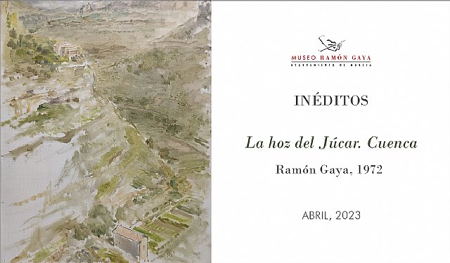 El Museo Ramón Gaya revela una obra desconocida del pintor: La Hoz del Jucar, Cuenca expuesta tras 50 años en la sombra - 1, Foto 1
