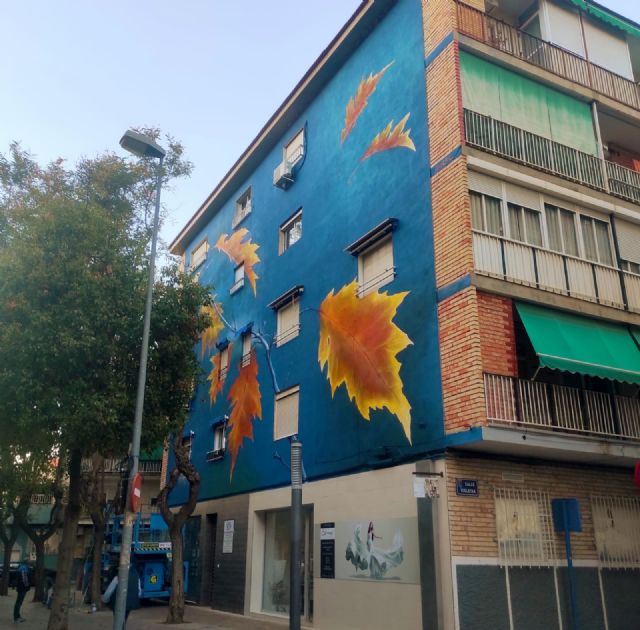 Inauguración de nuevo mural artístico en Barrio de Santa Bárbara de Molina de Segura - 2, Foto 2