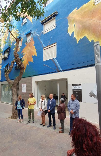 Inauguración de nuevo mural artístico en Barrio de Santa Bárbara de Molina de Segura - 4, Foto 4