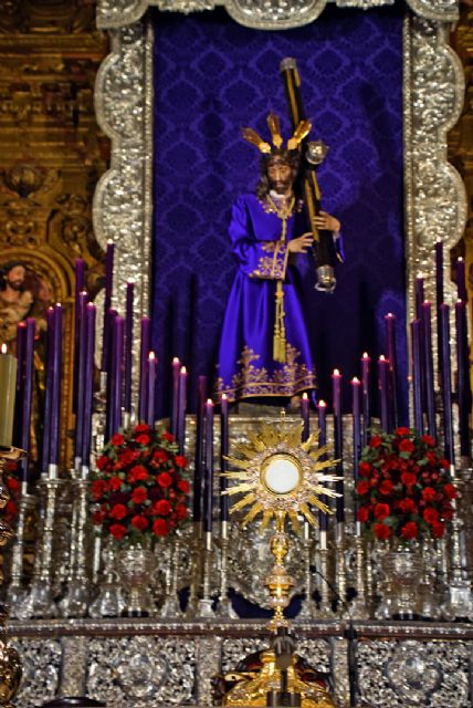 Sevilla . Nuestro Padre Jesús Nazareno de Alcalá del Río estrena una túnica en su quinario de Cuaresma - 5, Foto 5