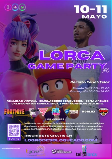 Lorca se convierte en la capital regional del videojuego con la segunda edición de Game Party Tecnológica - 1, Foto 1