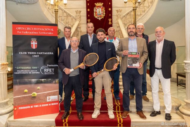 El Club de Tenis Cartagena organiza el Open Nacional del 5 al 12 de abril con la participación de 75 tenistas - 1, Foto 1
