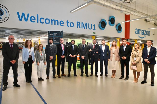 López Miras asiste al tercer aniversario del centro logístico de Amazon en Corvera y destaca la apuesta decidida de la empresa por la Región - 1, Foto 1