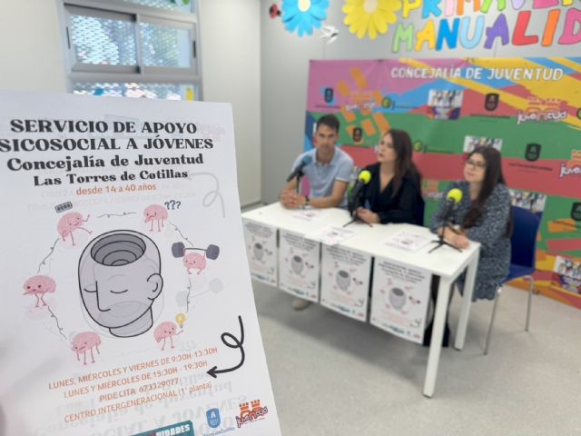 Un servicio gratuito presta apoyo psicosocial a los jóvenes torreños - 2, Foto 2