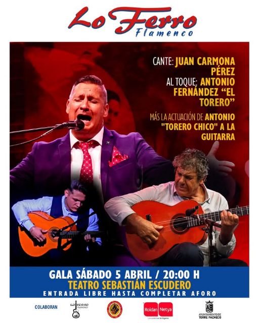 La primavera flamenca de Lo Ferro trae el cante de Juan Carmona y el toque de la familia Fernández - 1, Foto 1