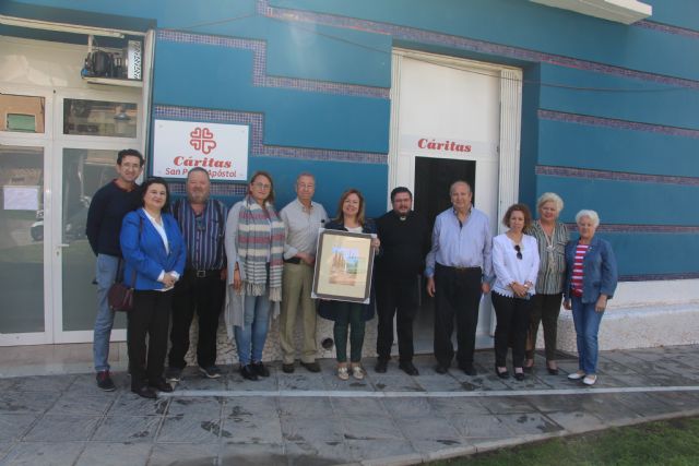 El pintor Juan Luis Ibarreta dona 180 euros a Cáritas Parroquial de la venta de sus cuadros - 2, Foto 2