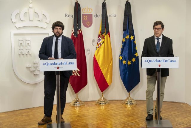 López Miras propone a Sánchez un marco bilateral con la Región de Murcia para abordar la desescalada, Foto 2