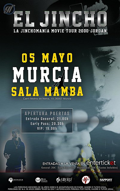 El Jincho actúa este viernes en Murcia con su primer tour estatal - 1, Foto 1