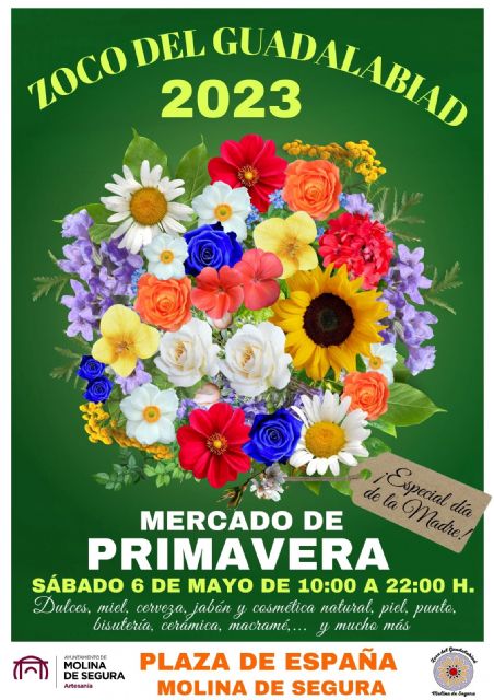 El Zoco del Guadalabiad de Molina de Segura nos presenta el Mercado de Primavera, especial Día de la Madre, el sábado 6 de mayo - 1, Foto 1